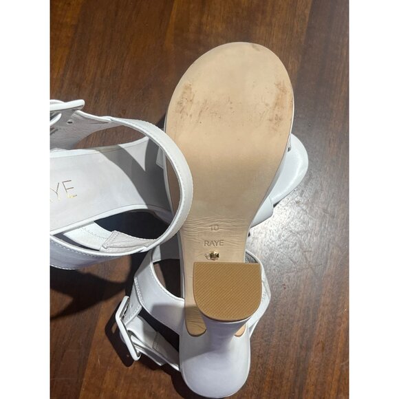 RAYE Rush High Heels in White 10 With Box Womens Platforms - Picture 10 of 13